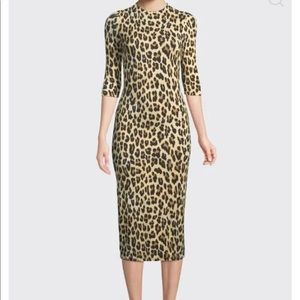 Alice + Olivia - Delora fitted leopard dress - 6